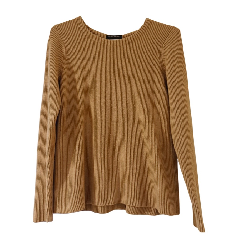 Banana Republic Camel Knit Pullover